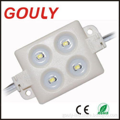 Injection Waterproof LED Module with 5050 SMD 4-LED, 12V DC Water-resistant Drive